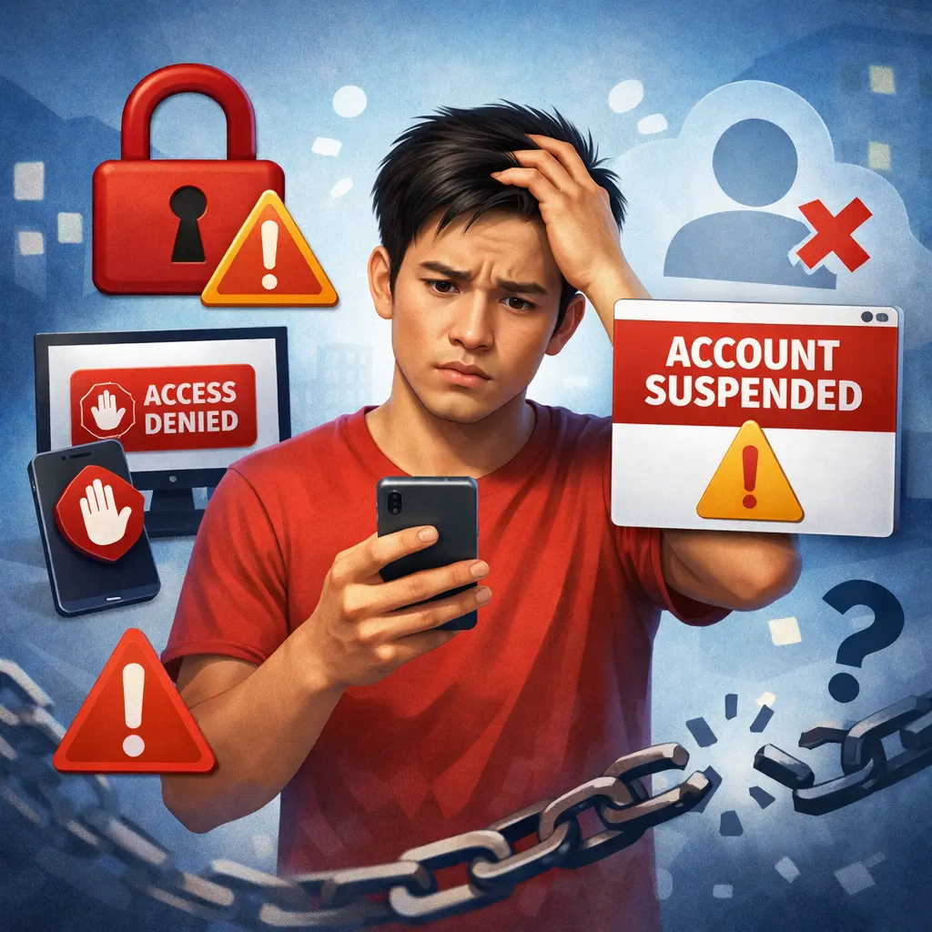 Akun Diblokir atau Ditangguhkan