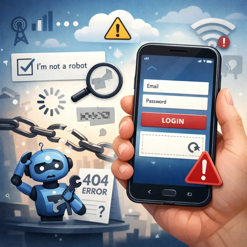 CAPTCHA Tidak Muncul di Mobile atau Desktop